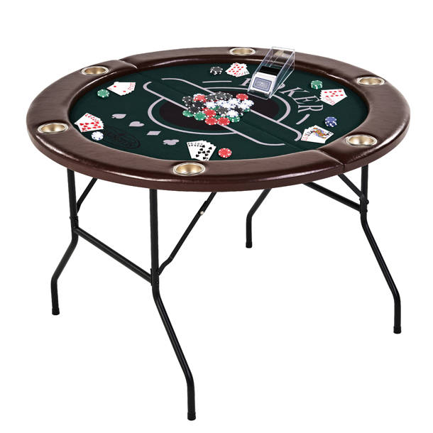Costway 35'' 4 Player Foldable Card Table Wayfair